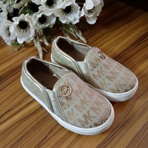 BOGO🆓 | Michael Kors Toddler Slip On MK Logo Shoes